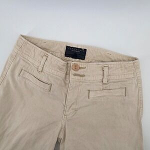 Sanctuary Clothing Khaki Bootcut Pants Women‎ Size 27 Cotton Lycra Made in USA